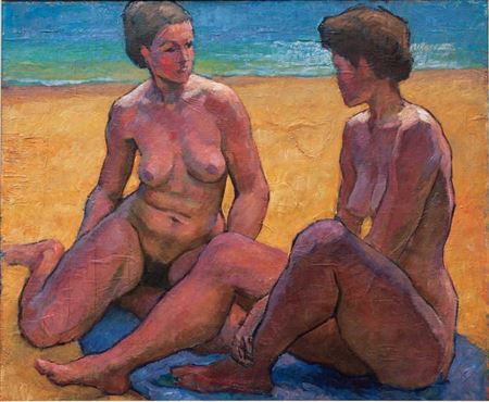 Two Women on the Beach