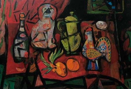 Sample artwork by Willem Grimm (1904 - 1986), known for figure and landscape painting, lithography - View similar artists and auction records