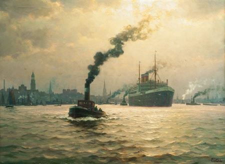 Port of Hamburg by Paul Wolde - Auction record, sale price, and art valuation. Compare with similar artists and explore comparable artworks.