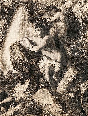 By the Waterfall