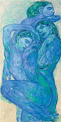 Three Graces in Blue
