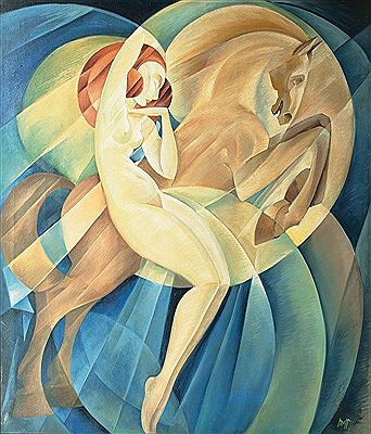Amazon on Horseback by Orla Muff - Auction record, sale price, and art valuation. Compare with similar artists and explore comparable artworks.
