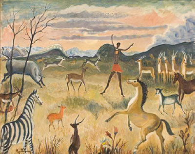 Dawn over Africa