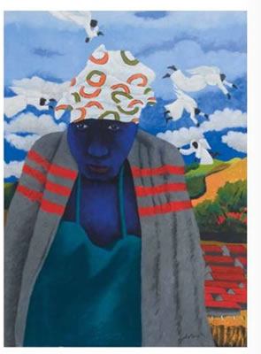 Sample artwork by Zwelethu Mthethwa (Born 1960), known for painting, photography - View similar artists and auction records