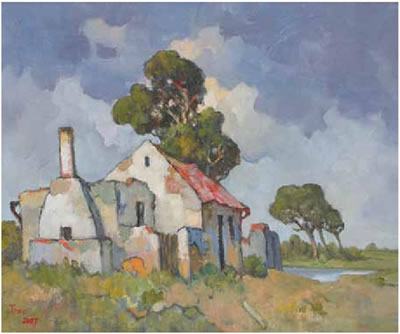Sample artwork by Conrad Nagel Doman Theys (Born 1940), known for painting, graphics, teaching - View similar artists and auction records