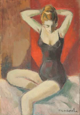 Sample artwork by George Boys (1930 - 2014), known for abstract  painting, floral themes,still life,  teaching - View similar artists and auction records