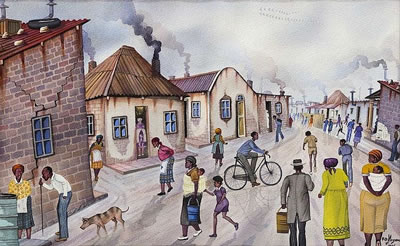 A Township Street Scene