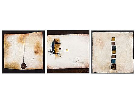 Abstract Compositions, triptych