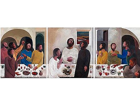 The Last Supper, triptych, 1990
