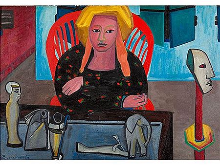 Sample artwork by Claude Bouscharain (Born 1922), known for painting - View similar artists and auction records