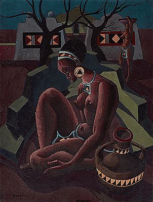 Zulu Maiden with Pot