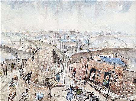 Mamelodi by David Phaswane Mogano - Auction record, sale price, and art valuation. Compare with similar artists and explore comparable artworks.
