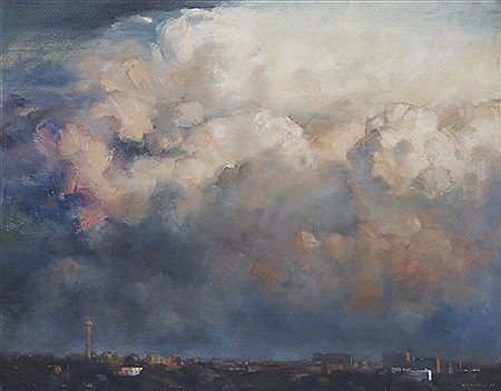 Jo`burg Skyline by Walter Voigt - Auction record, sale price, and art valuation. Compare with similar artists and explore comparable artworks.