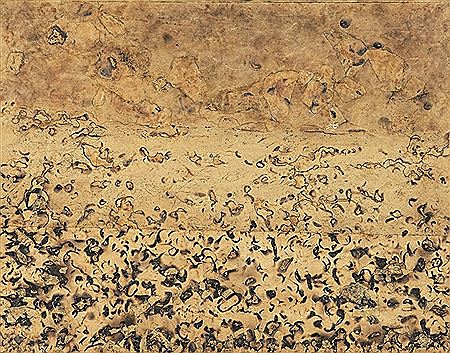 Sample artwork by Sandile Zulu (Born 1962), known for mixed media painting - View similar artists and auction records