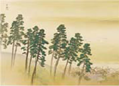 Seascape from Pine Forest