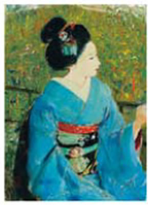 Maiko by Nabesaburo Kito - Auction record, sale price, and art valuation. Compare with similar artists and explore comparable artworks.