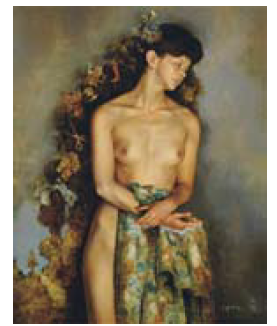 Woman with Hair Ornaments