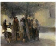Crowd under a Tree