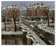 Pont Nuef in Snow