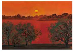 The Sun in Red