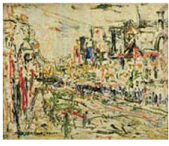 Ginza Landscape by Toshiyuki Hasekawa - Auction record, sale price, and art valuation. Compare with similar artists and explore comparable artworks.