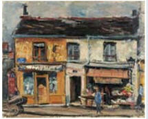 Epicerie-Coiffeur by Takanori Oguiss - Auction record, sale price, and art valuation. Compare with similar artists and explore comparable artworks.