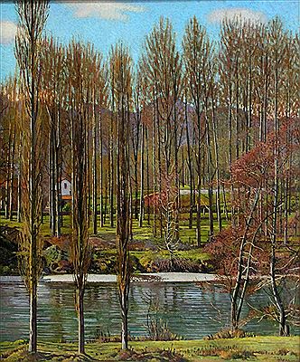 Paisaje de invierno. Loures (Barbizon)