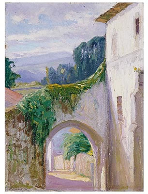 "Calle de pueblo"