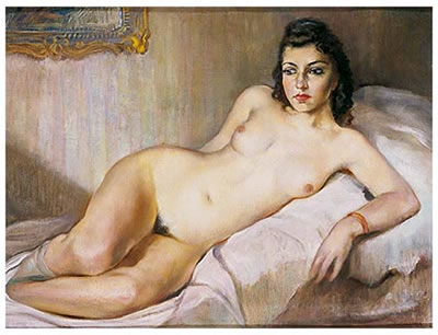 Desnudo recostado