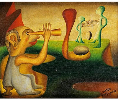 Sample artwork by Aurelio Suarez (1911 - 2003), known for painting - View similar artists and auction records