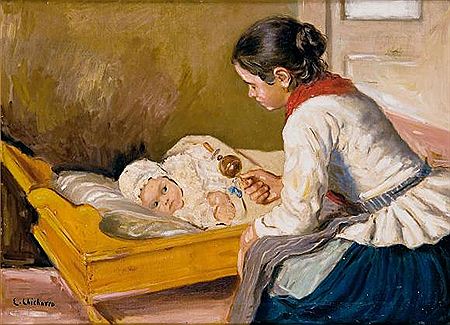 Sample artwork by Eduardo Chicharro Y Briones (1905 - 1964), known for painting - View similar artists and auction records