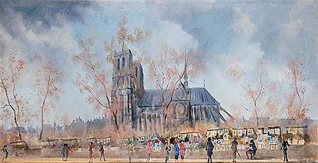 Notre Dame. París by Eduardo Vicente - Auction record, sale price, and art valuation. Compare with similar artists and explore comparable artworks.
