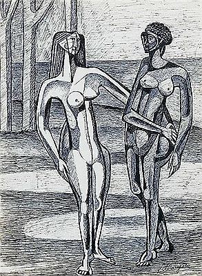 Sample artwork by Julian Alangua Puchet (Born 1910), known for painting - View similar artists and auction records