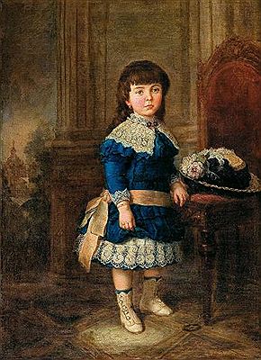 Sample artwork by Jose Maria Romero Y Lopez (c.1815 - 1880), known for portraiture, children's portraits, genre painting, flower painting, religious painting - View similar artists and auction records