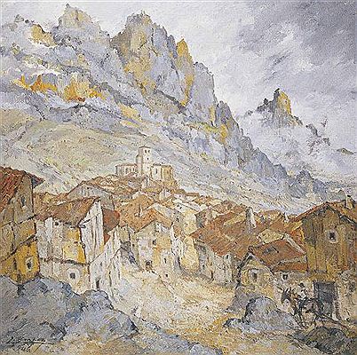 Sample artwork by Enrique Branez De Hoyos (1892 - 1963), known for painting - View similar artists and auction records
