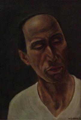 Portrait of Vincent Canade: Self-portrait