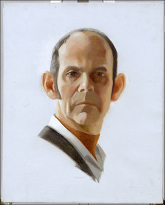 Portrait of Len Gridley Everett: Self-portrait