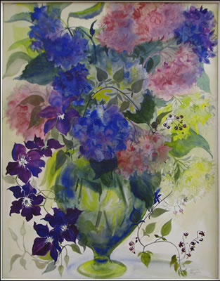 STILL LIFE WITH FLOWERS IN A VASE