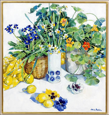 Sample artwork by Jack Henderson Baker (1925 - 2011), known for landscape, flower painting - View similar artists and auction records