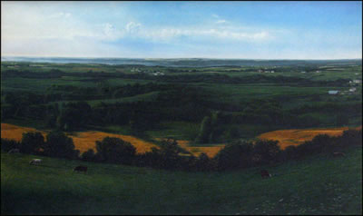 A VIEW FROM ALBRECHT ACRES by James Butler - Auction record, sale price, and art valuation. Compare with similar artists and explore comparable artworks.