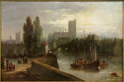 Harbor Scene by George Balmer - Auction record, sale price, and art valuation. Compare with similar artists and explore comparable artworks.