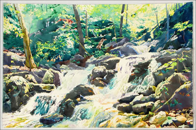 Spring Torrent II by Mary Ann Pope - Auction record, sale price, and art valuation. Compare with similar artists and explore comparable artworks.