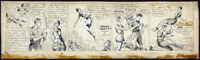 Sample artwork by Dick Calkins (1895 - 1962), known for cartoons - View similar artists and auction records
