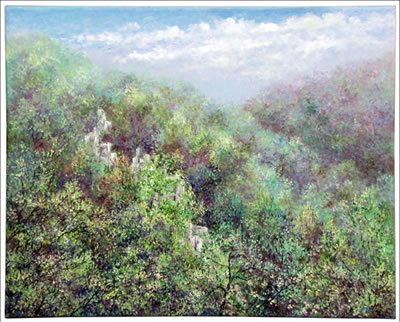 BLUE RIDGE SPRING by Marge Allegretti - Auction record, sale price, and art valuation. Compare with similar artists and explore comparable artworks.