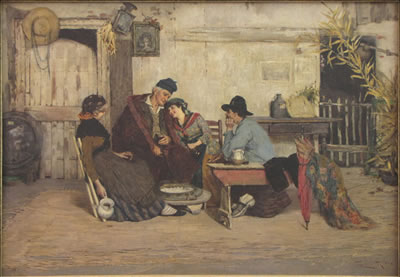 Sample artwork by Cesare Laurenti (1854 - 1936), known for painting - View similar artists and auction records