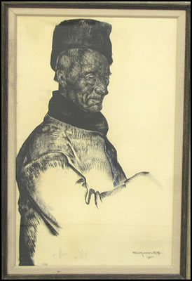 Portrait of Willem Van Den Berg: SELF PORTRAIT, 1935.