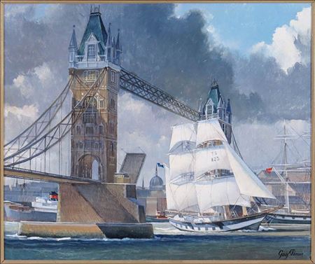 Naval Ship at the London