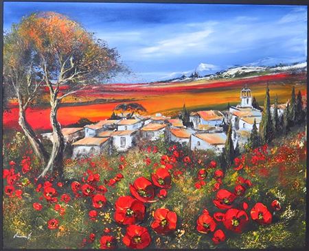 Sample artwork by Olivier Tramoni (Born 1973), known for painting - View similar artists and auction records