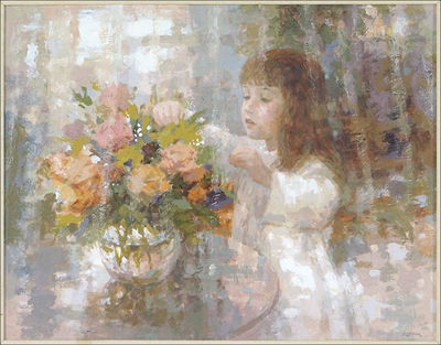 STEPHANIE WITH FLOWERS