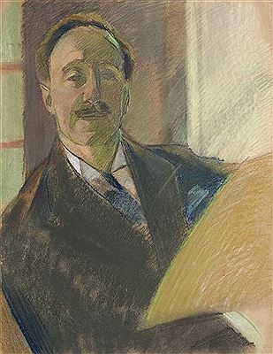 Portrait of Sergie Vasil'Evich Chekhonin: Self-portrait.